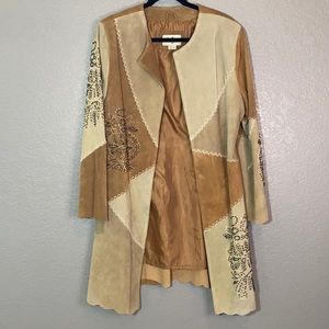 Scully Leather Embellished Tan Jacket XL